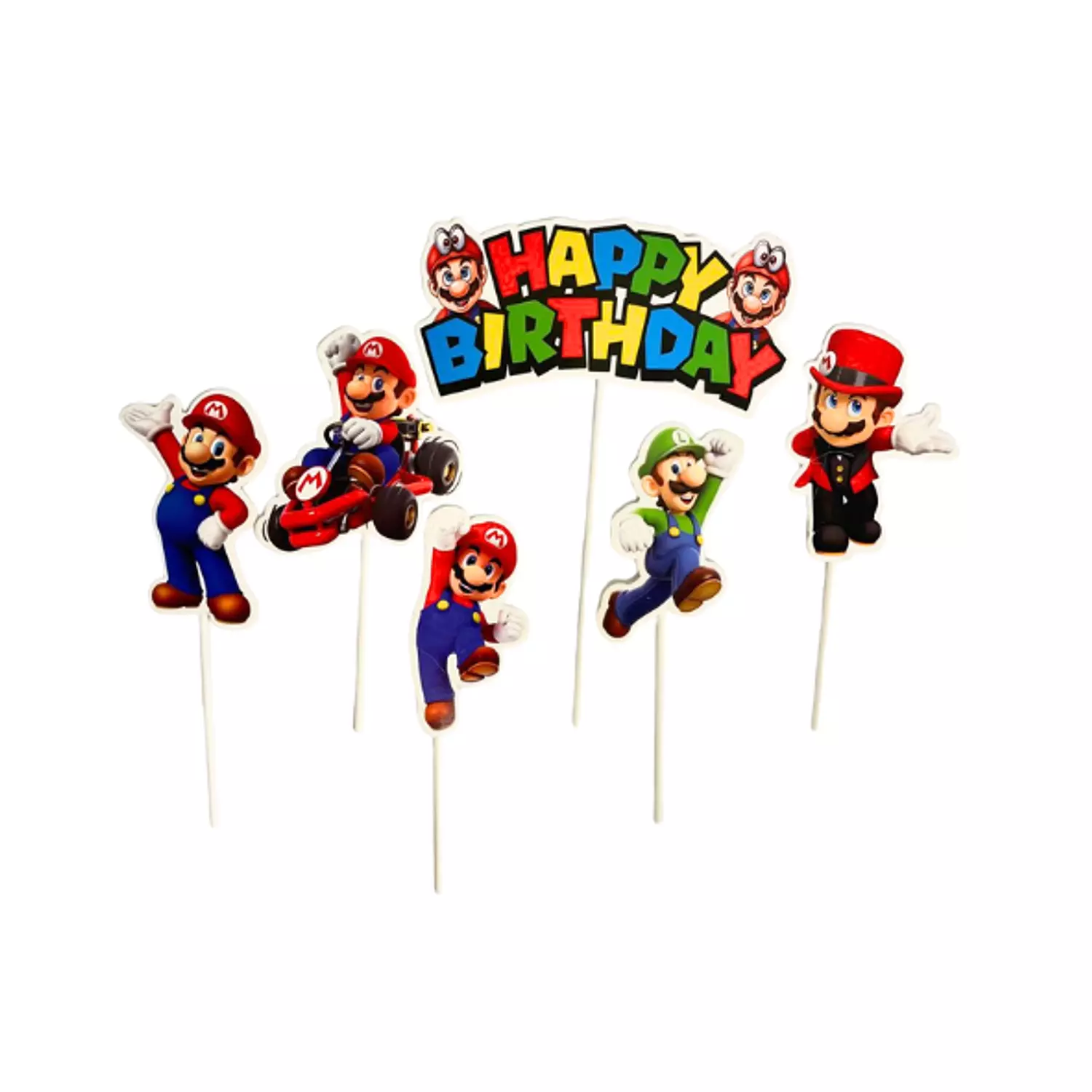 Super Mario Cake Toppers Collection image