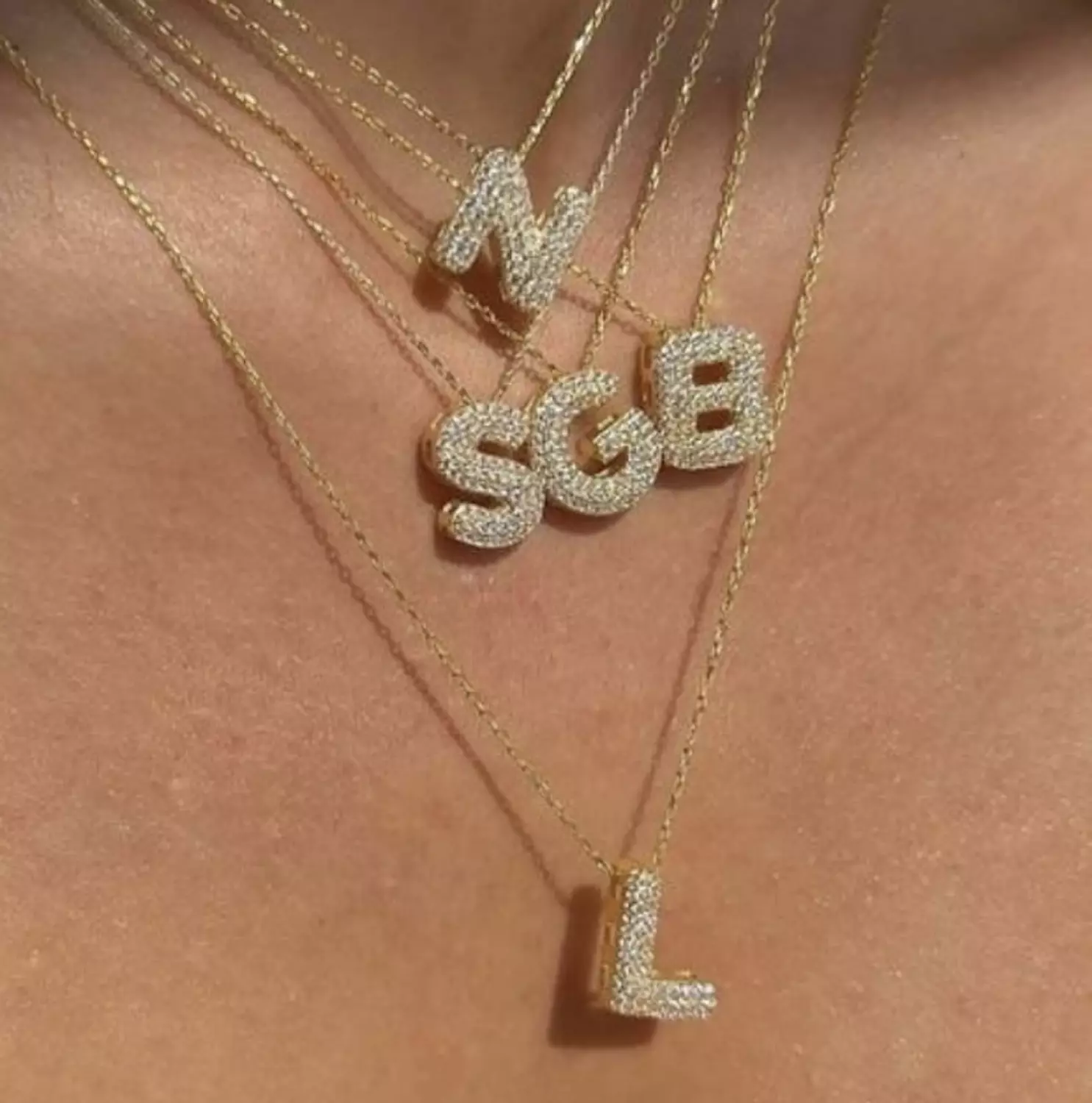 Chunko bling necklace image