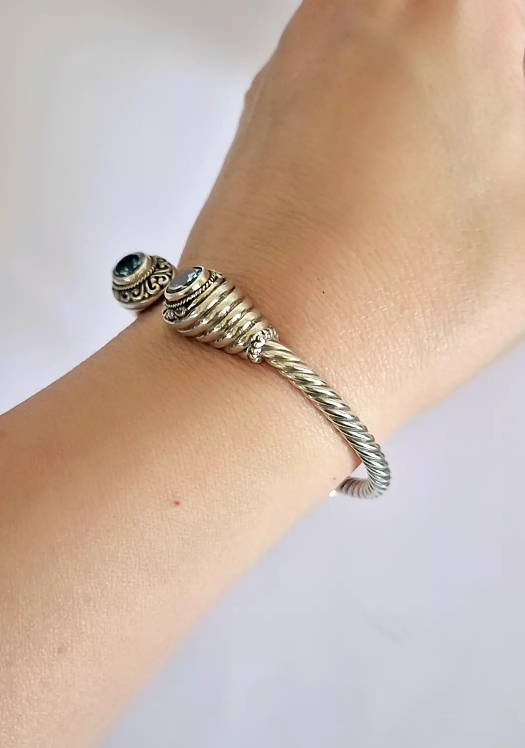 Aqua marine bangle 1