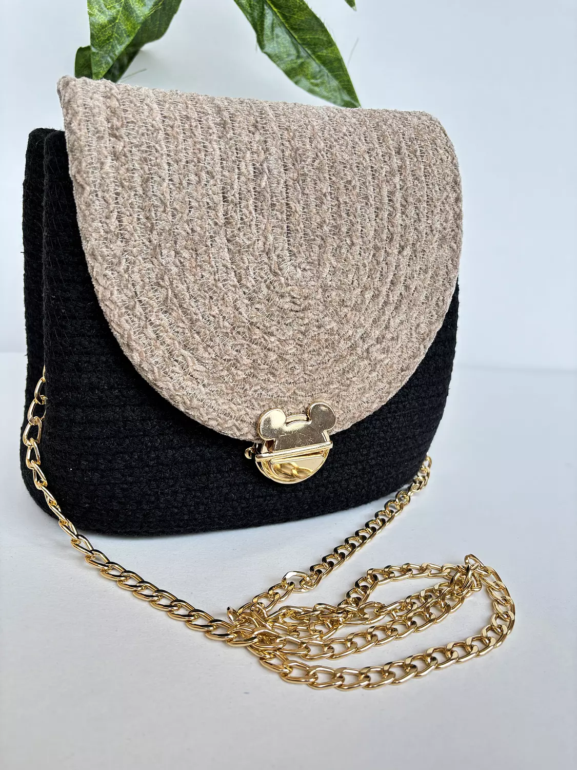 Mickey Mouse Black * Beige 1
