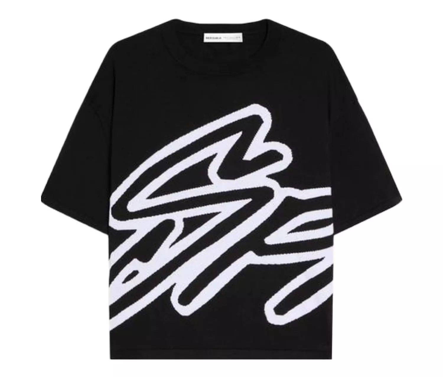BERSHKA SHORT SLEEVE PRINT T-SHIRT image