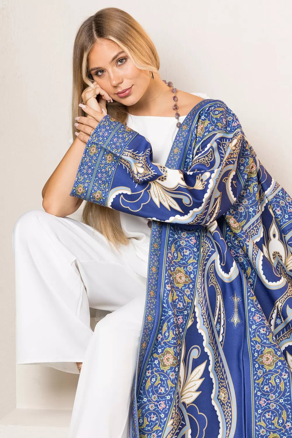 Magic blue kaftan 6