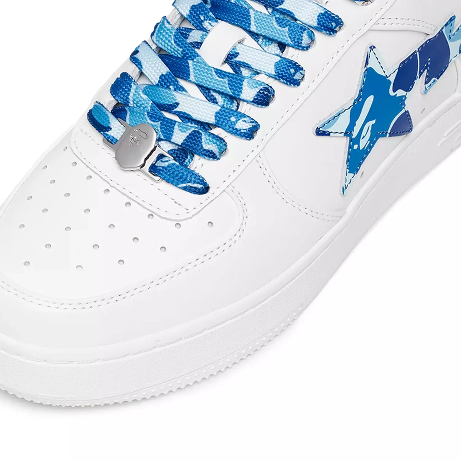 A Bathing Ape Bape Sta Low sneakers in the "ABC Camo Pack - Blue" 4