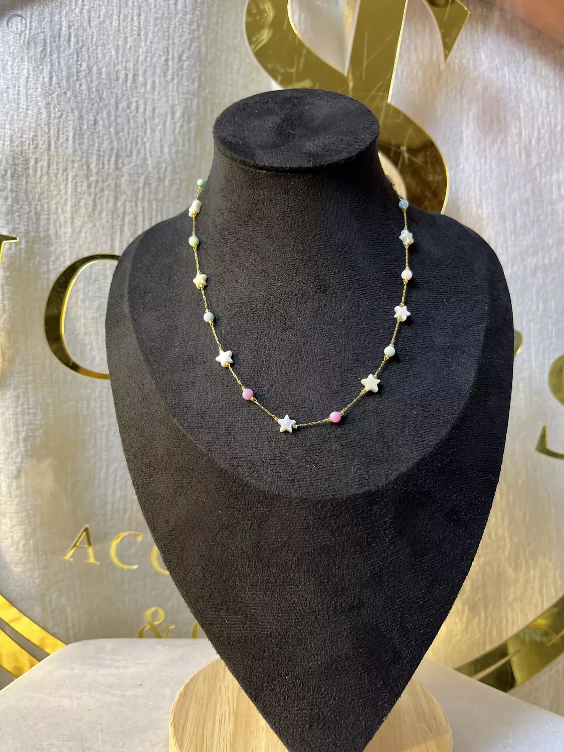 Necklace stainless steel 3 1