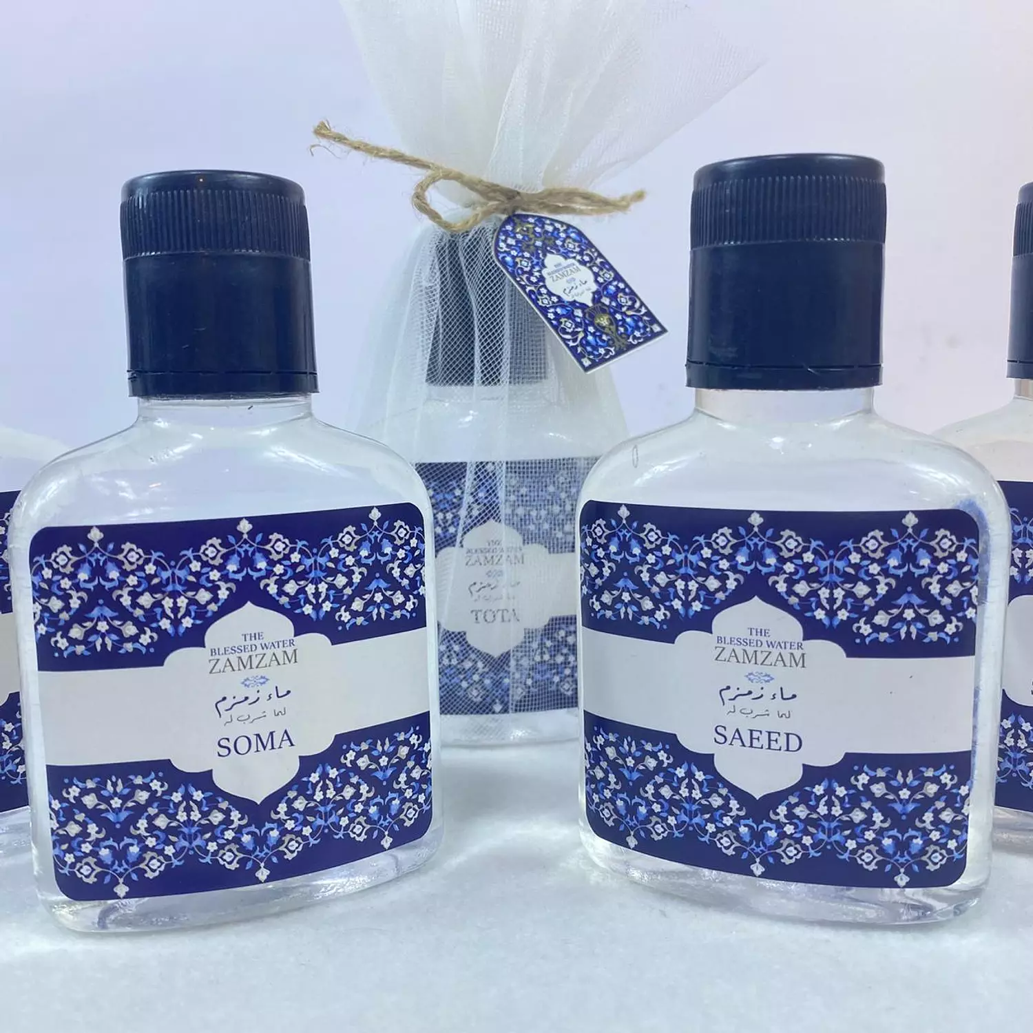 Zamzam Blue Flowers 175 ml Bottle 1