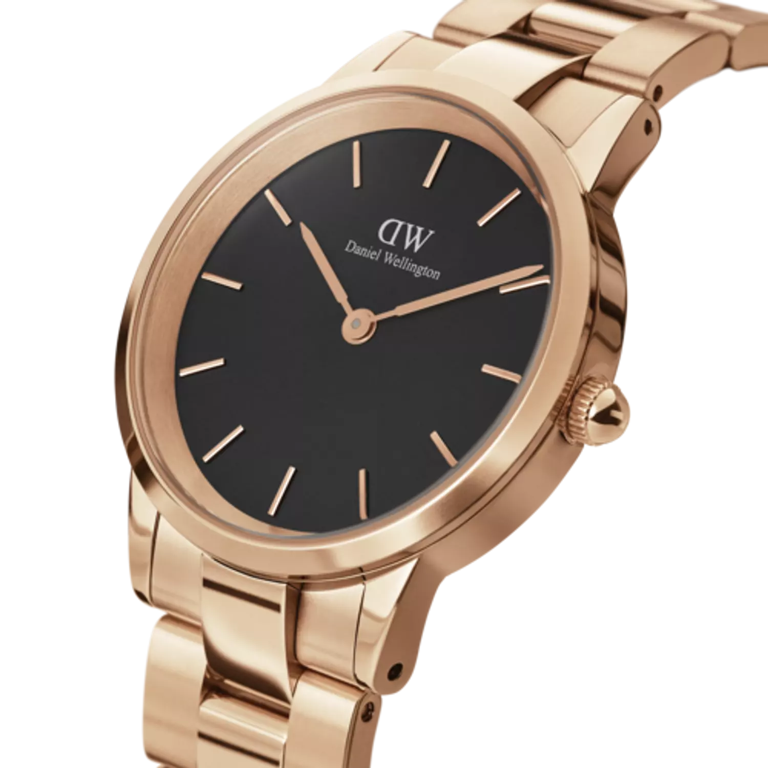 Daniel Wellington - Iconic Link - Rose Gold Black Dial 36mm 1