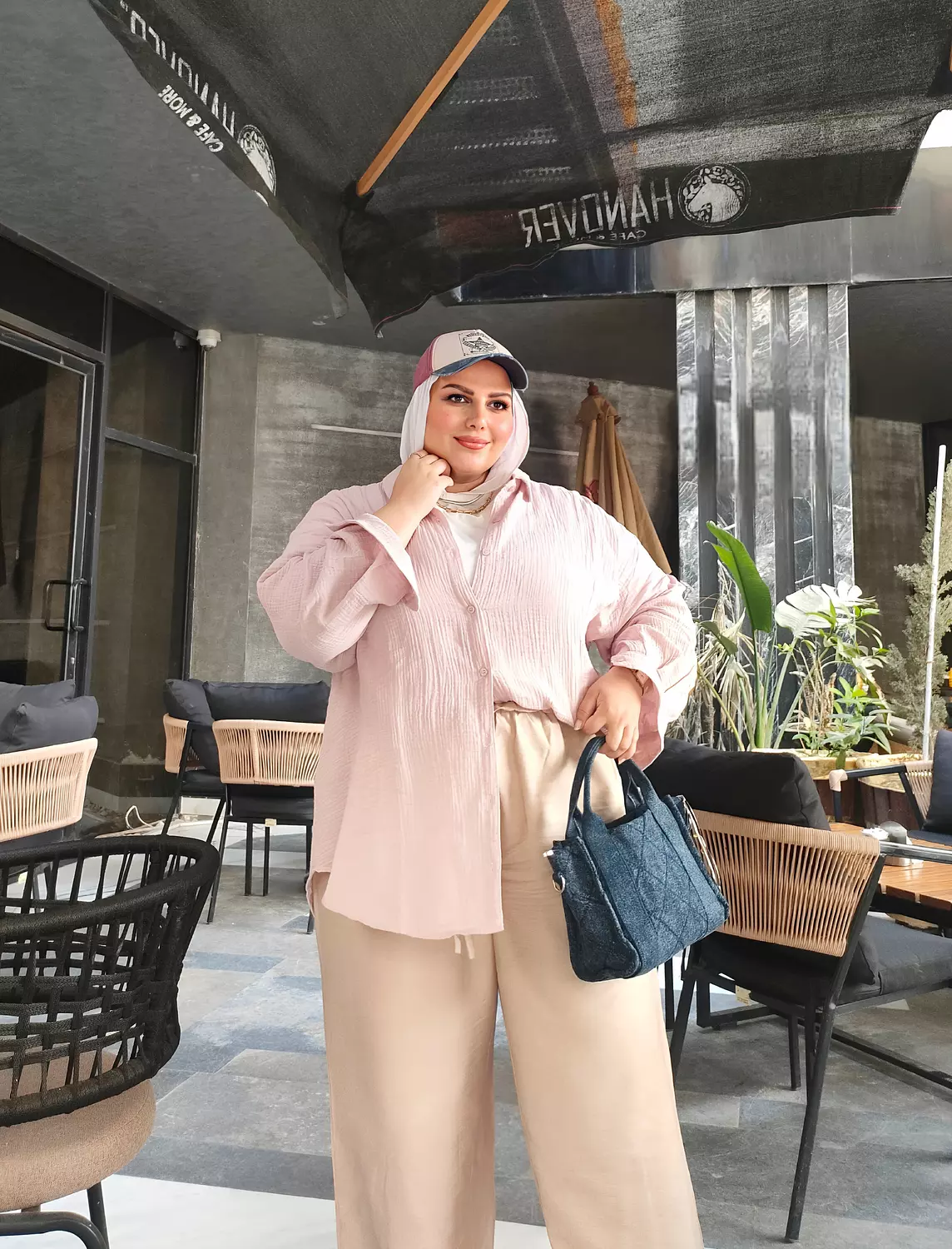 Summer breeze shirt ( dusty pink ) hover image