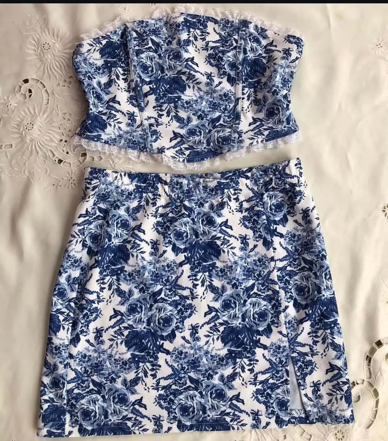 shein sleevless 2 pieces set image
