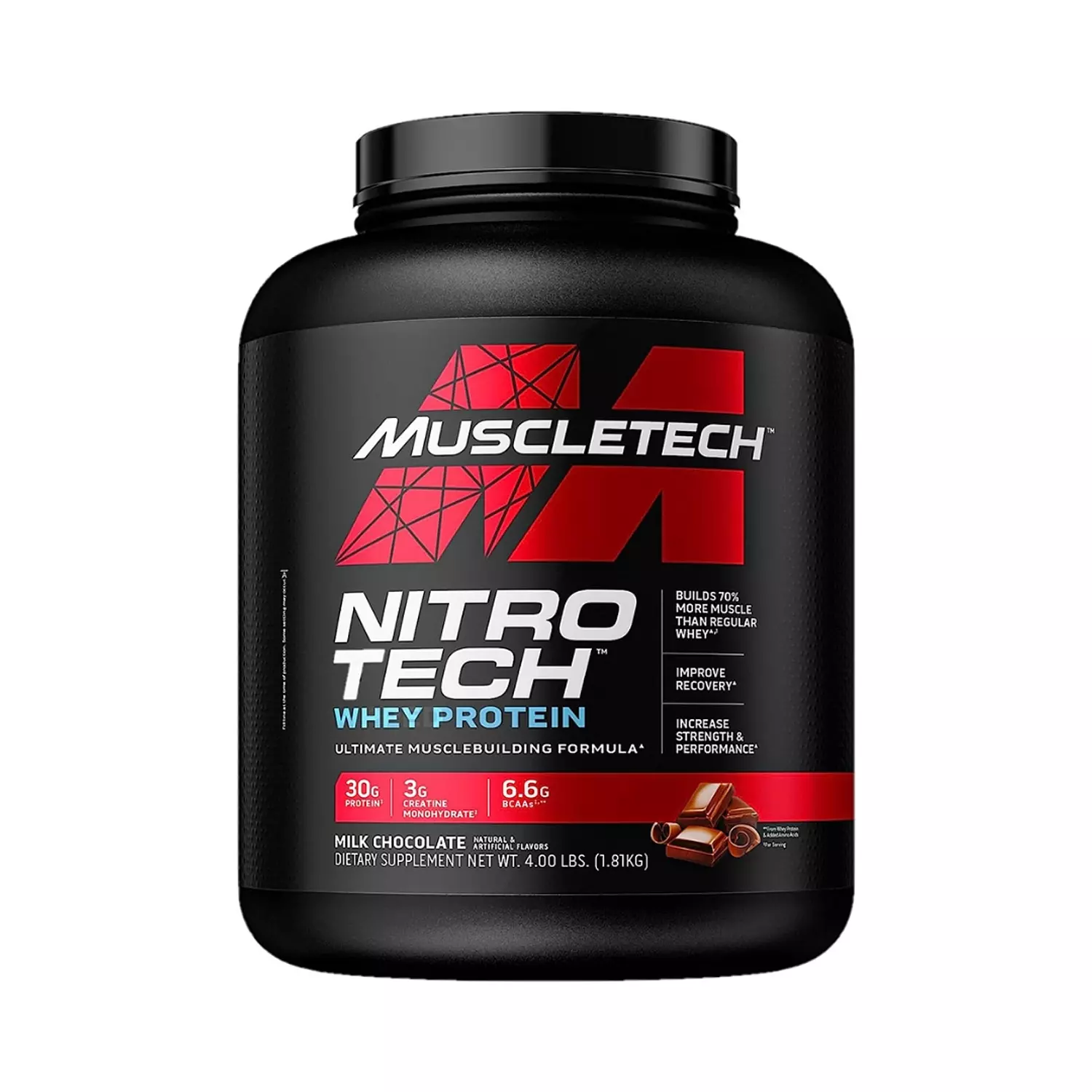 NitroTech Whey Protein 1.81kg – 40 Servings – Muscle Road image