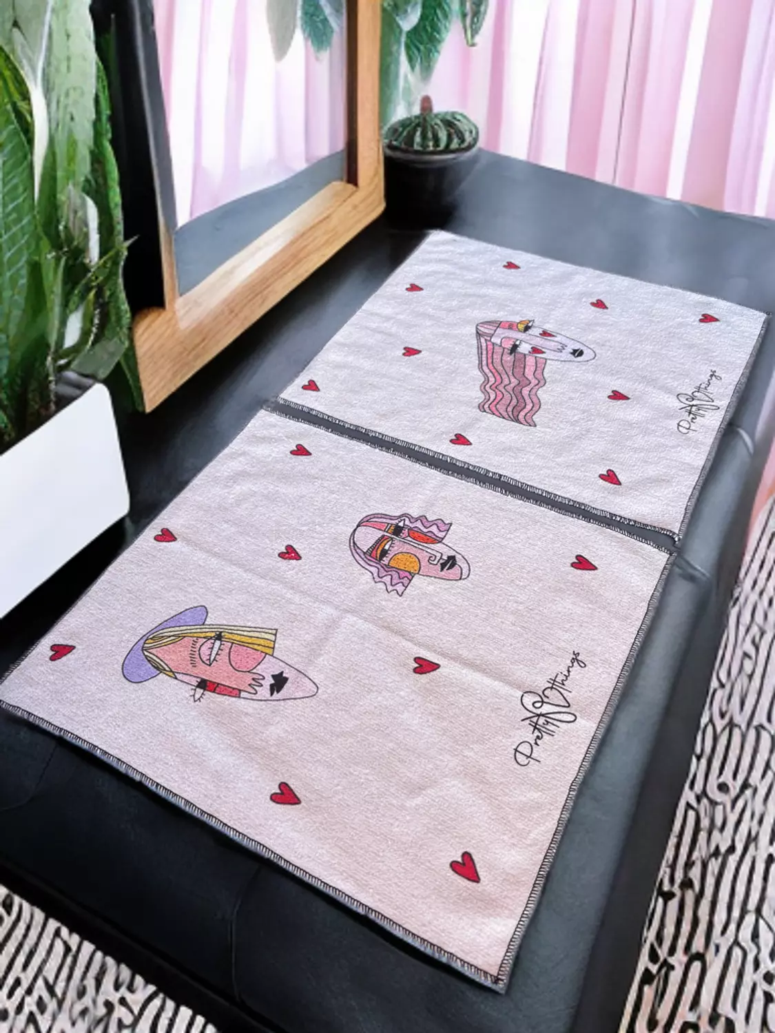 pretty face towels set image
