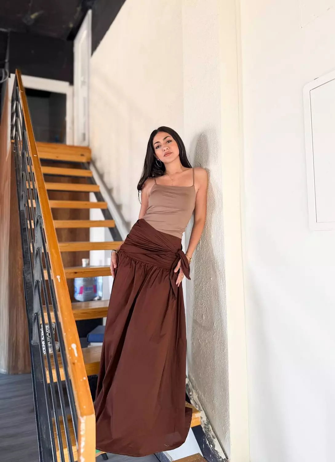 Scarf-Wrapped Skirt 5