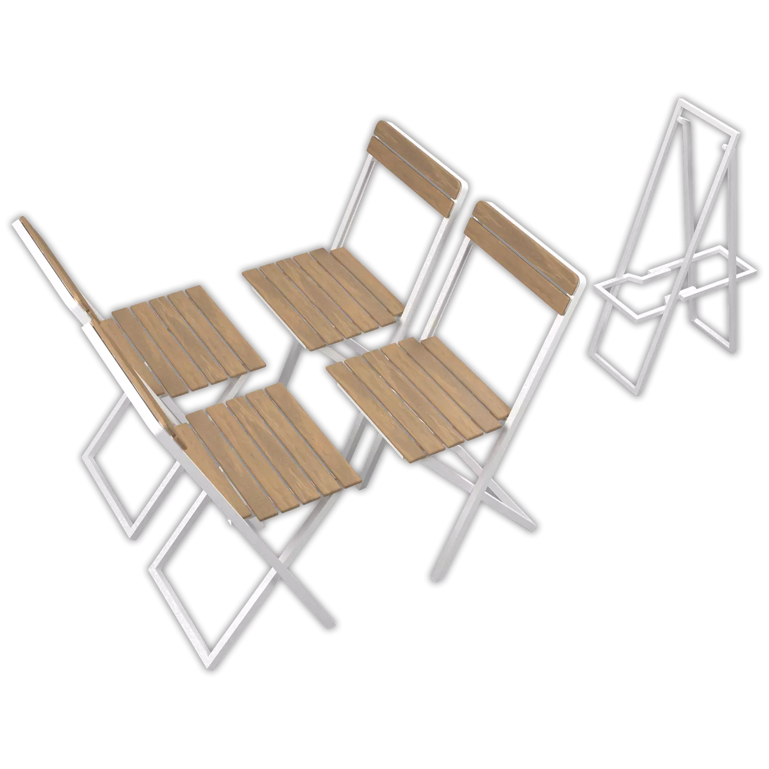 4-Bee Chair with Stand image