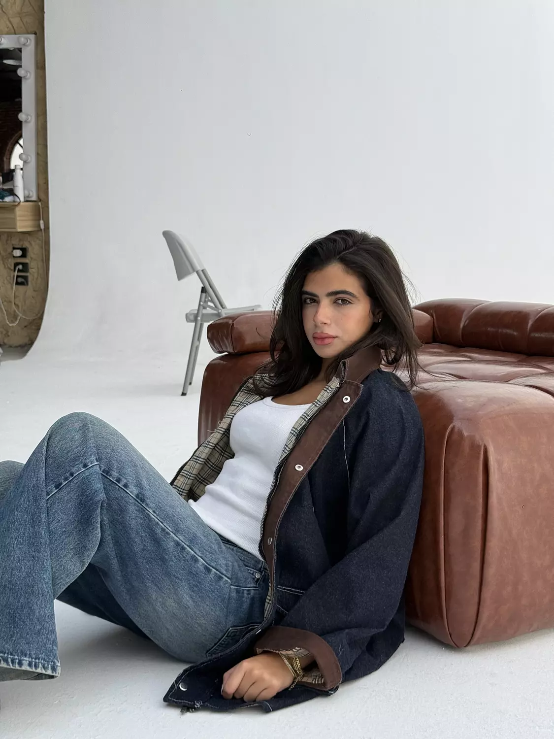 City Checks Denim Jacket 3