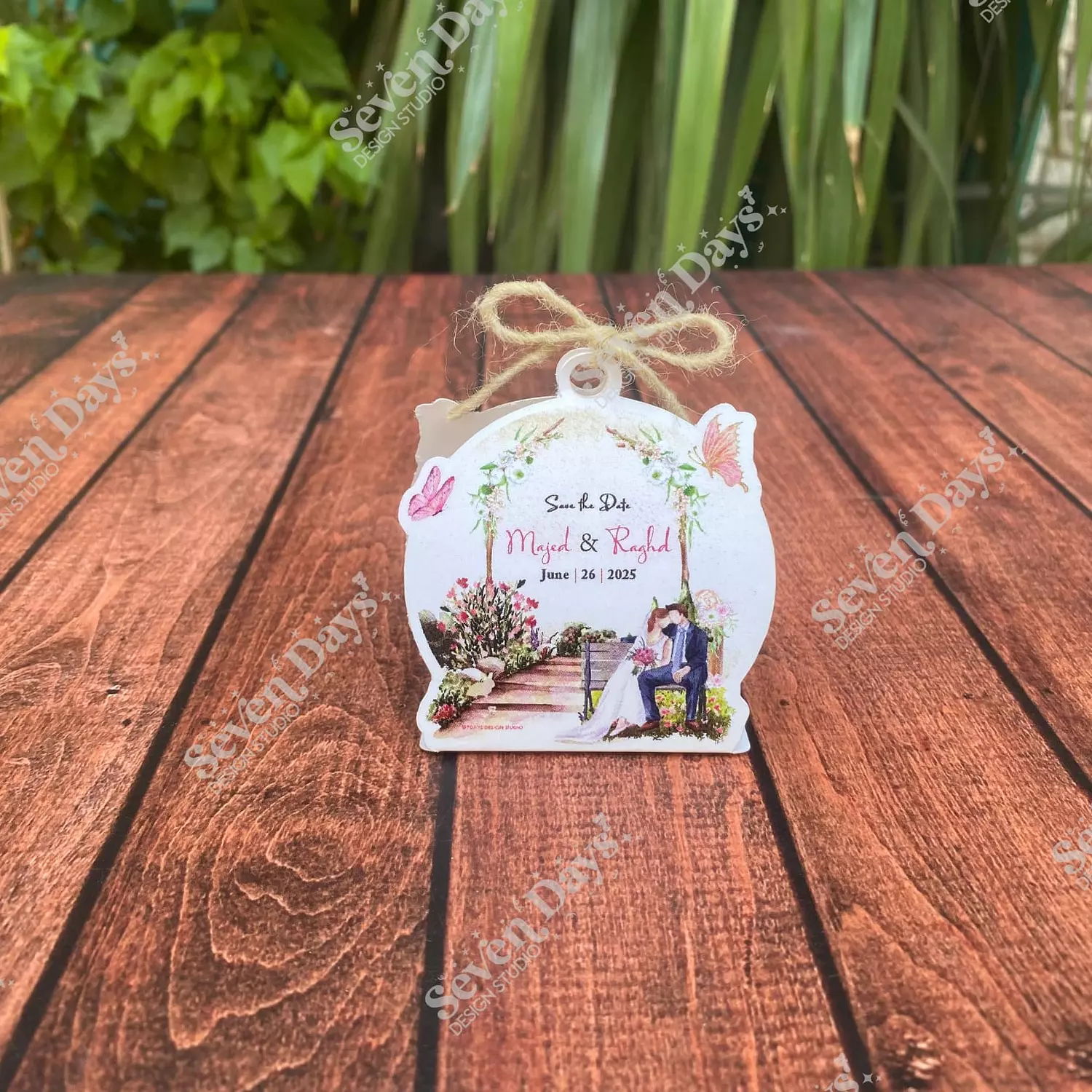 Floral Couple Candle Tin  image