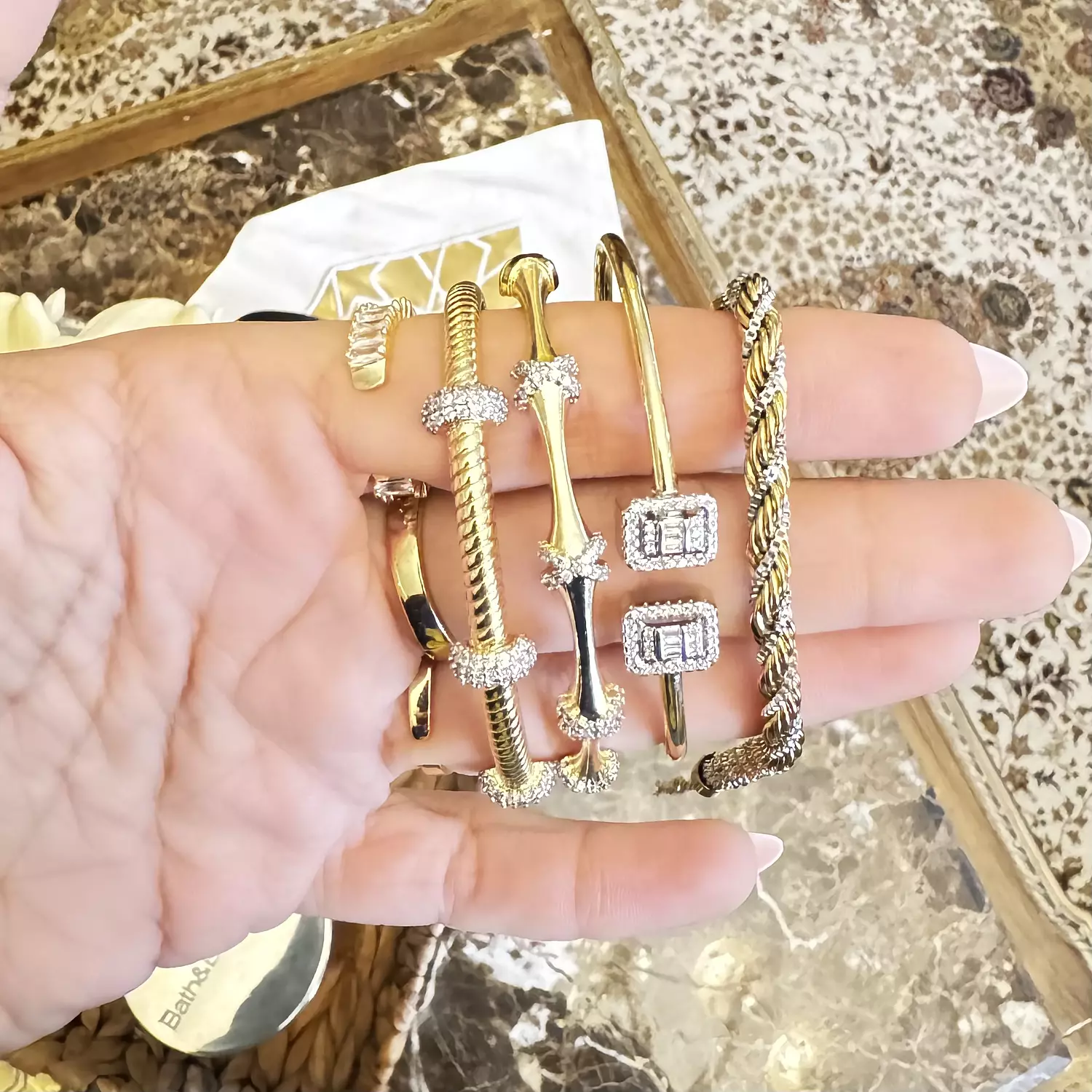 X-Zircon open bangle 4