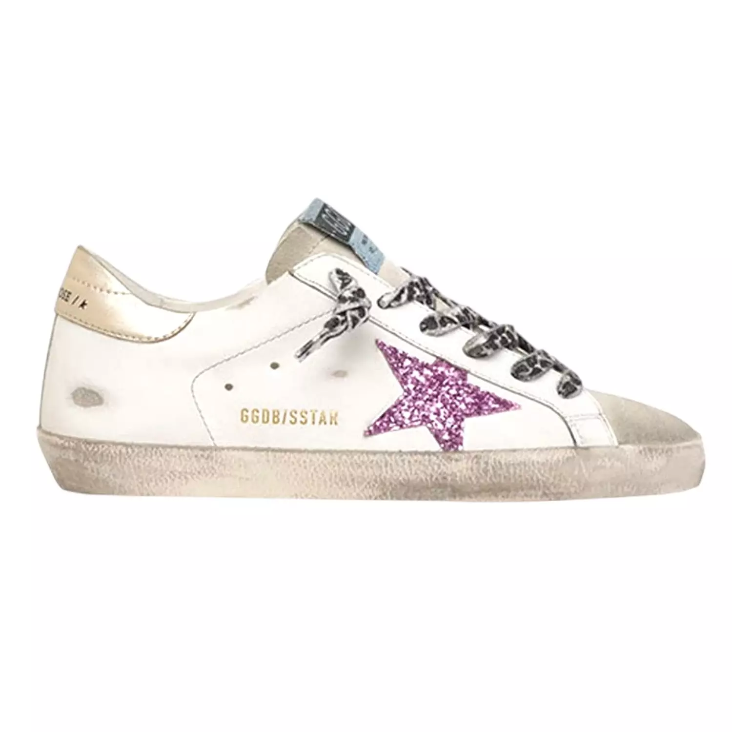 Golden goose Super-Star with glitter and gold image