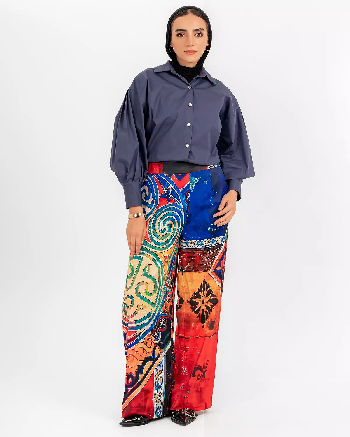 Red Multi Pants 4