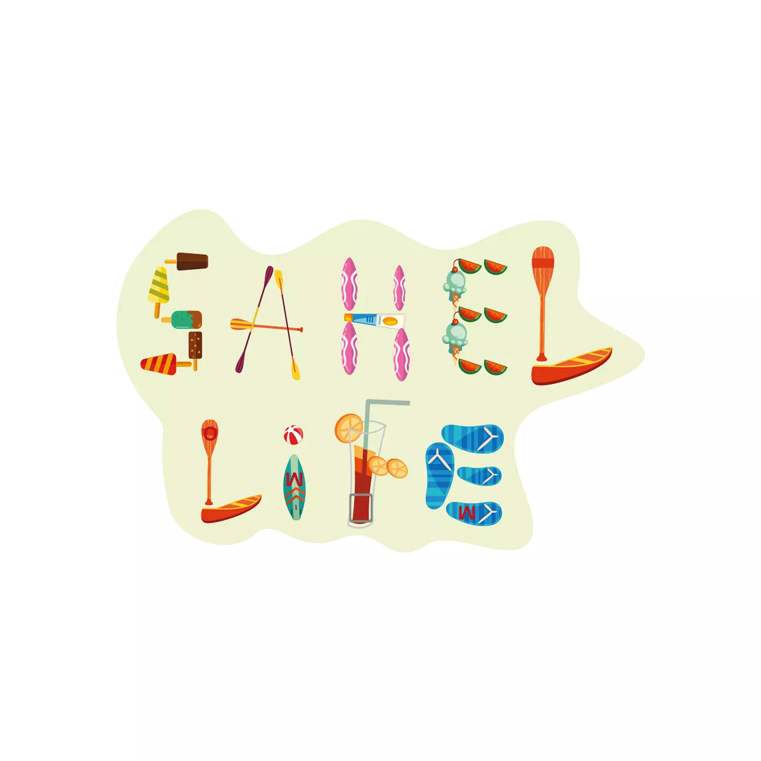 Memo Sahel Life sticker, 8.5x5.5cm, 1 Pieces, for laptop, tablet ,car & mobile  hover image