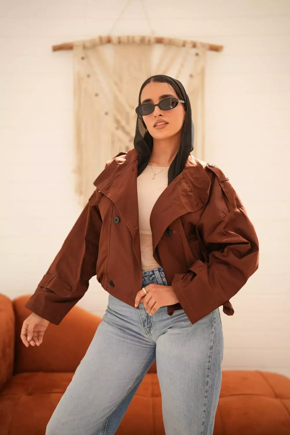 Neck belt jacket 5