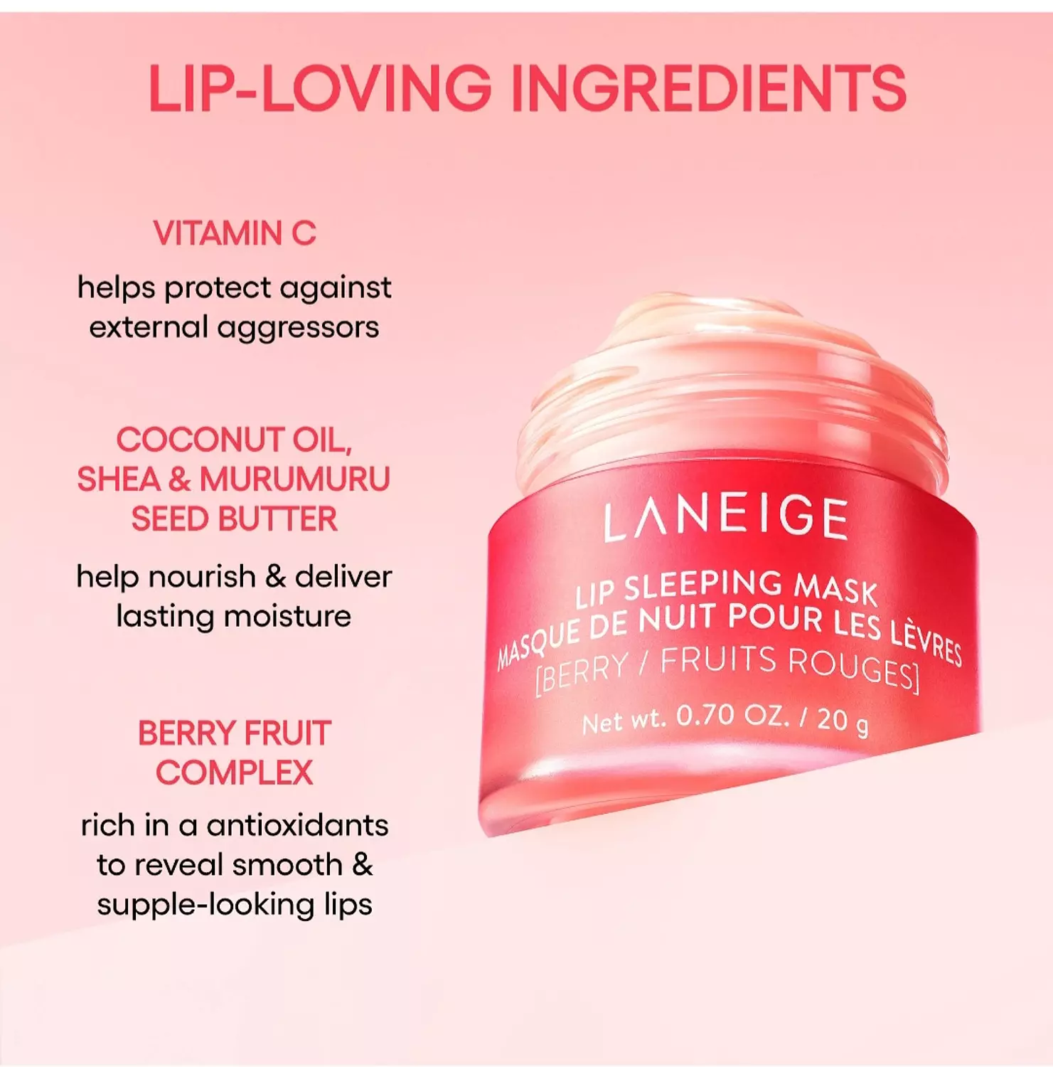 LANEIGE  Midnight Minis Lip Glowy Balm and Lip Sleeping Mask Gift Set 9