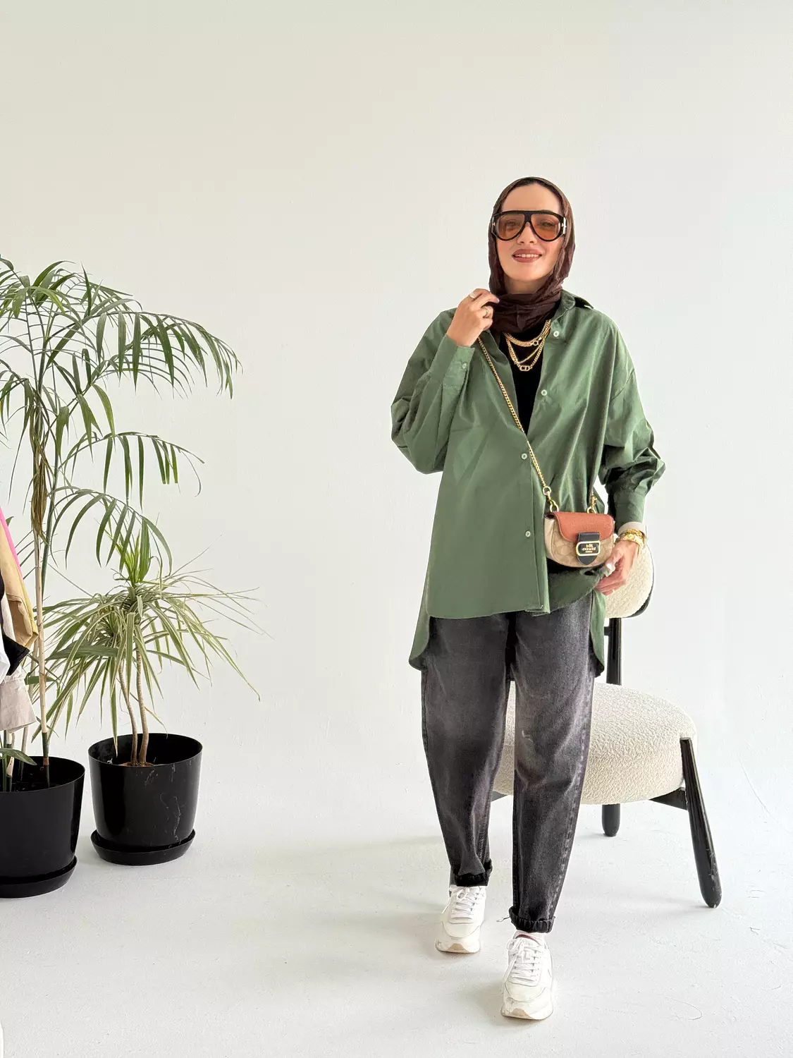 Oversized Gabardine Shirt 8