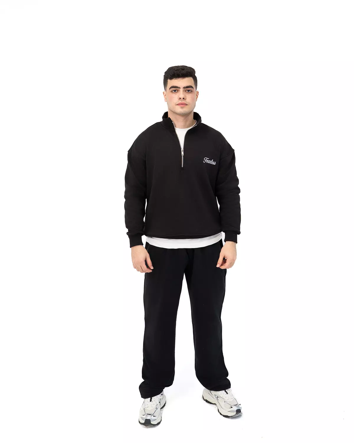 Fearless Quarter Zipper _ Black 3