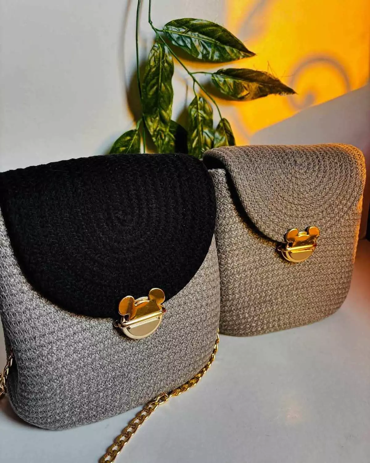 Mickey Mouse bag (Grey Set )