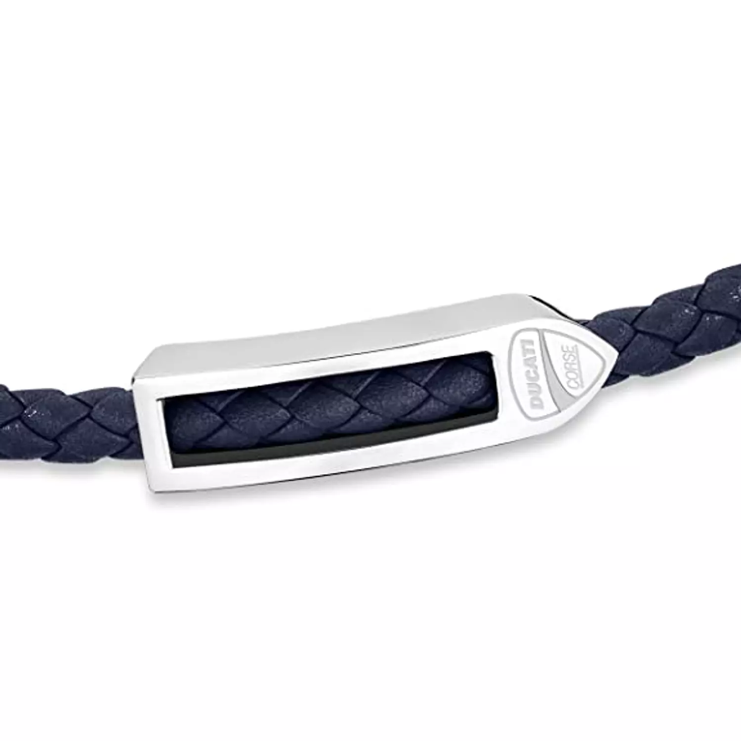 Ducati - DTAGB2137401 - PUNTA BLUE LEATHER WITH Stainless Steel BRACELET 2