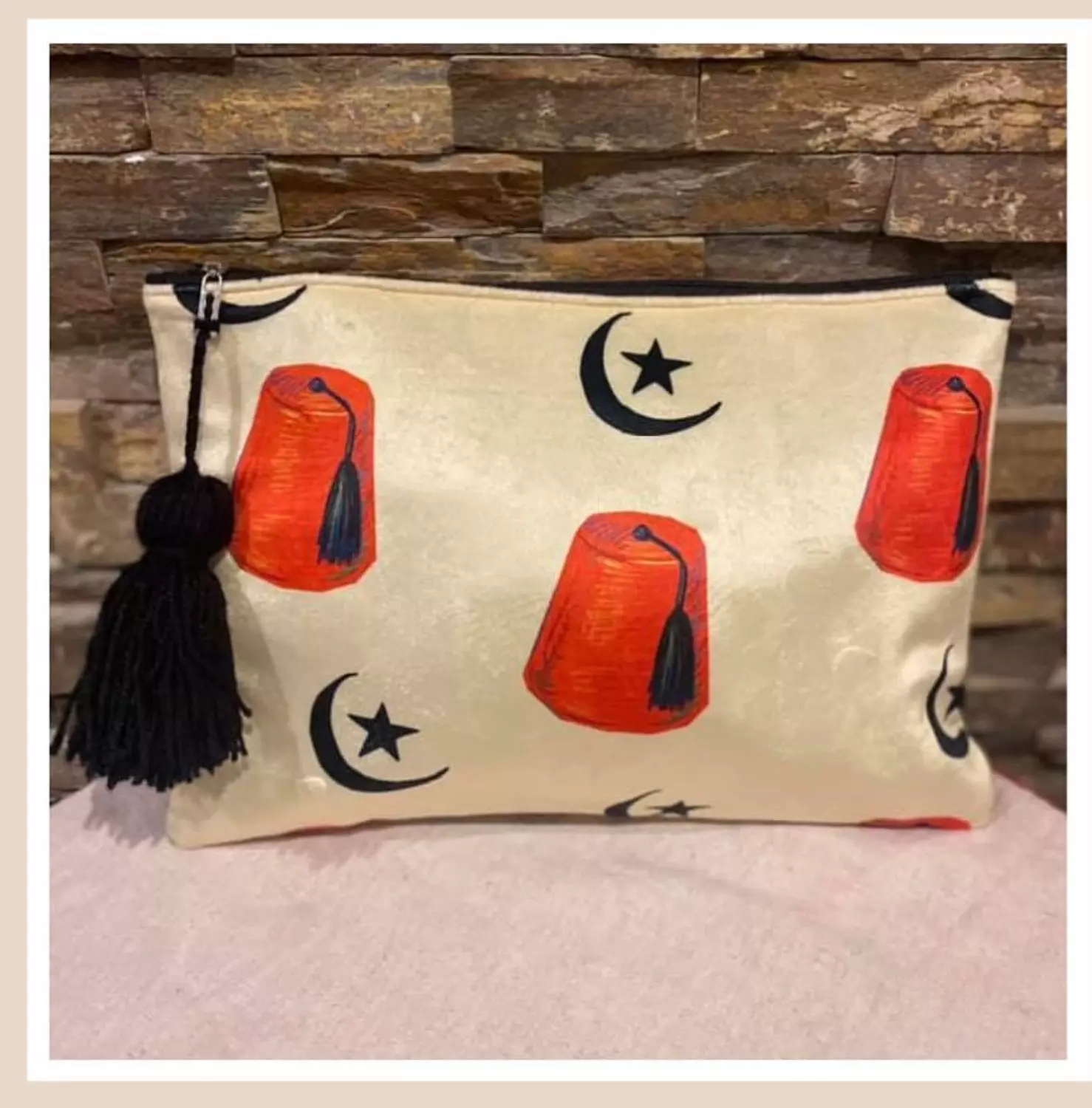 Velvet Tarboush Clutch 1