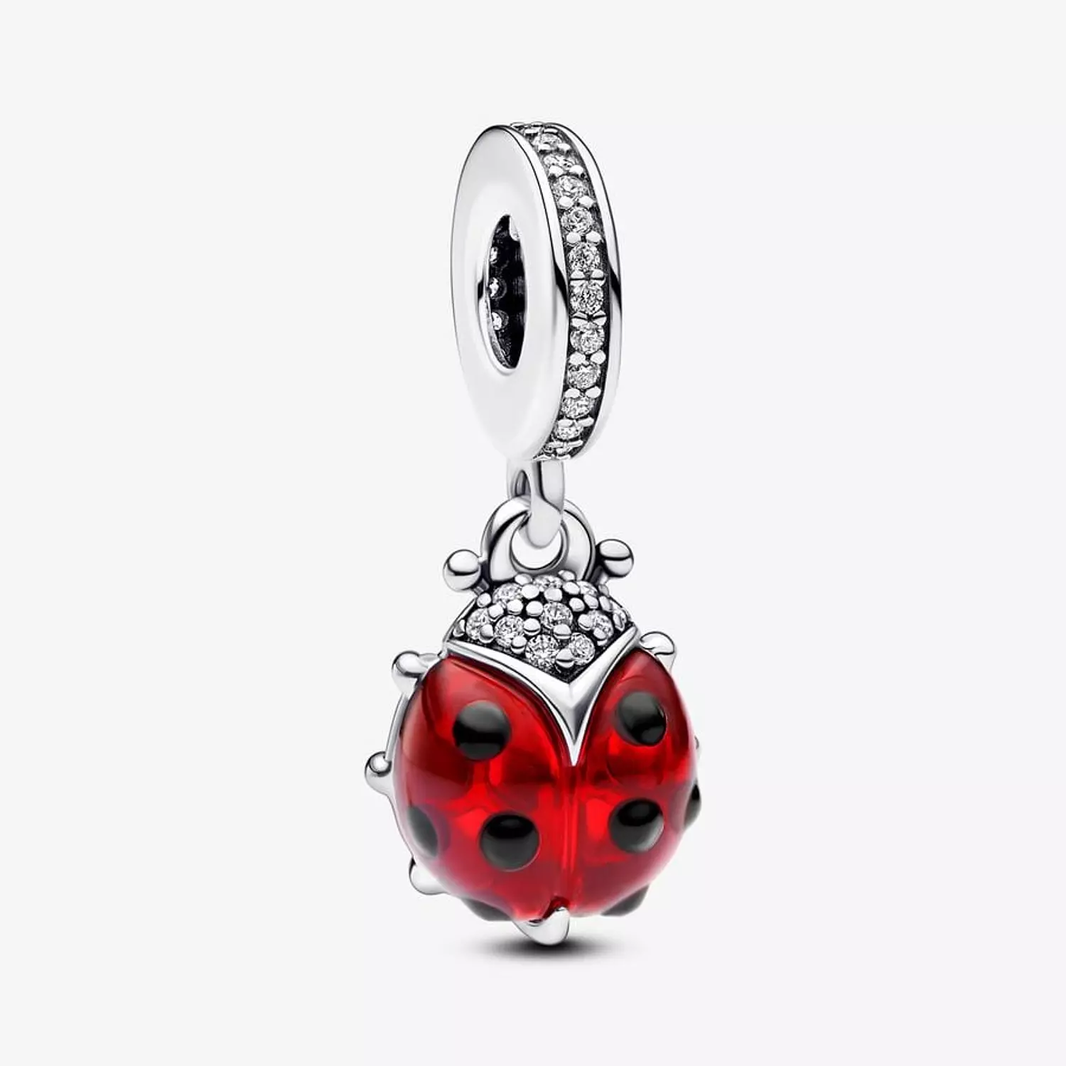 Red Ladybird Dangle Charm image
