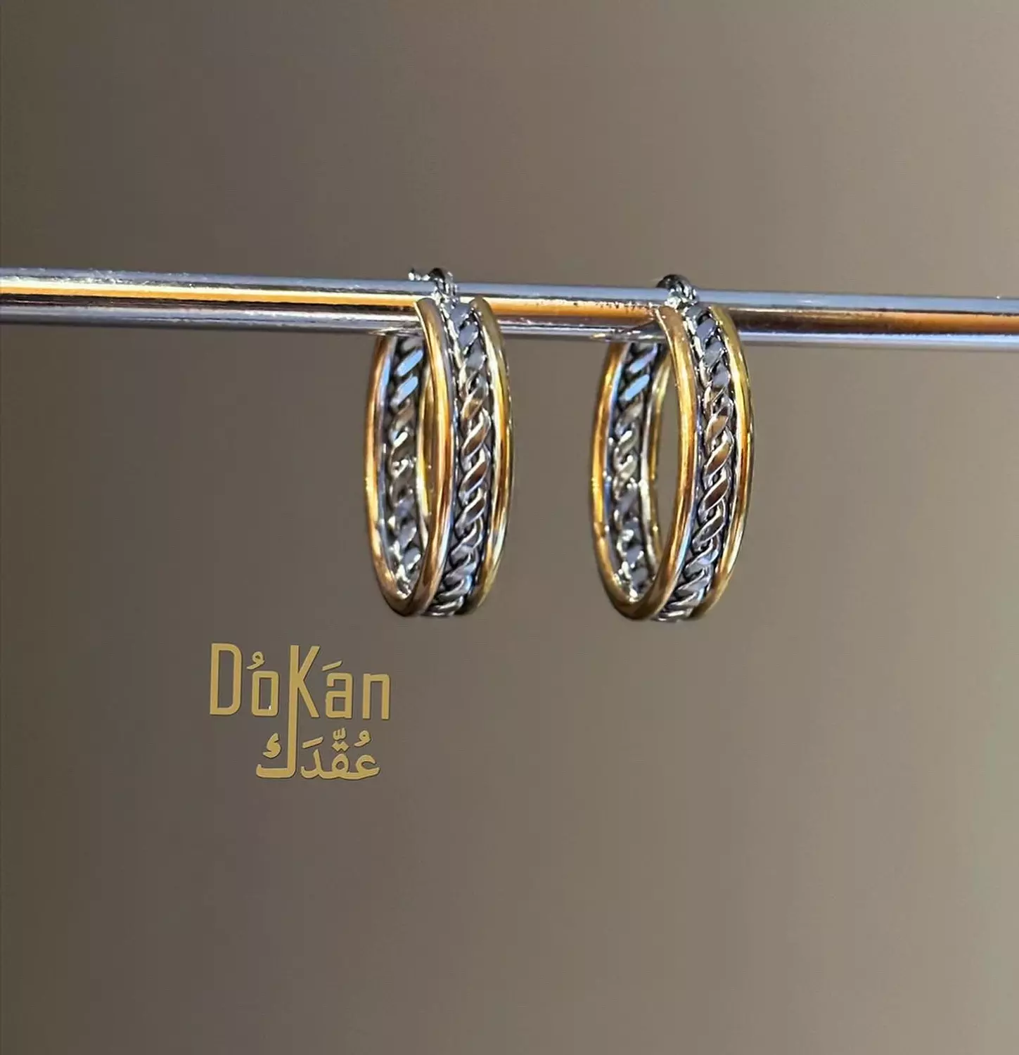 The braided earrings  hover image