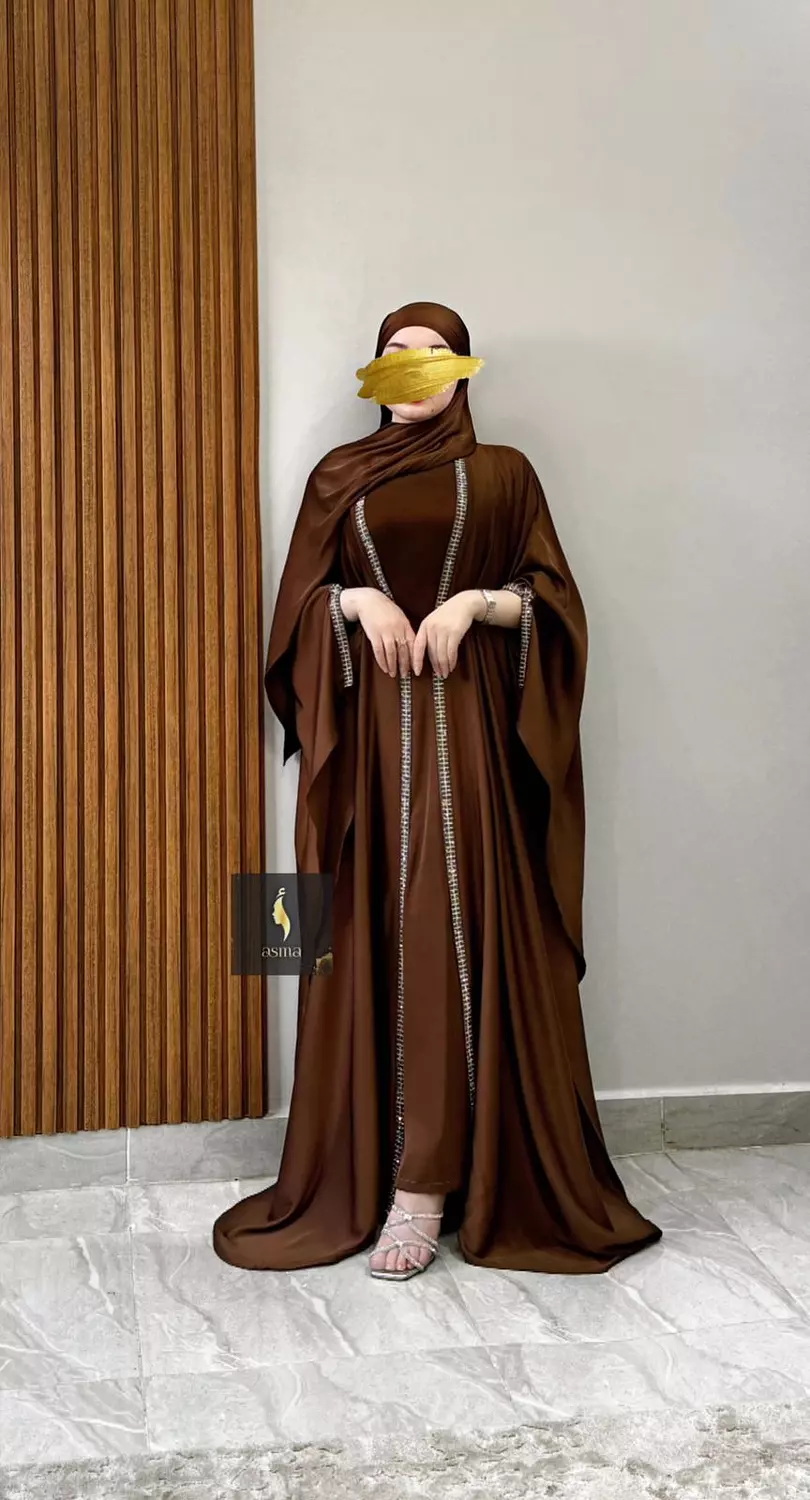 Brown Stain Abaya 2