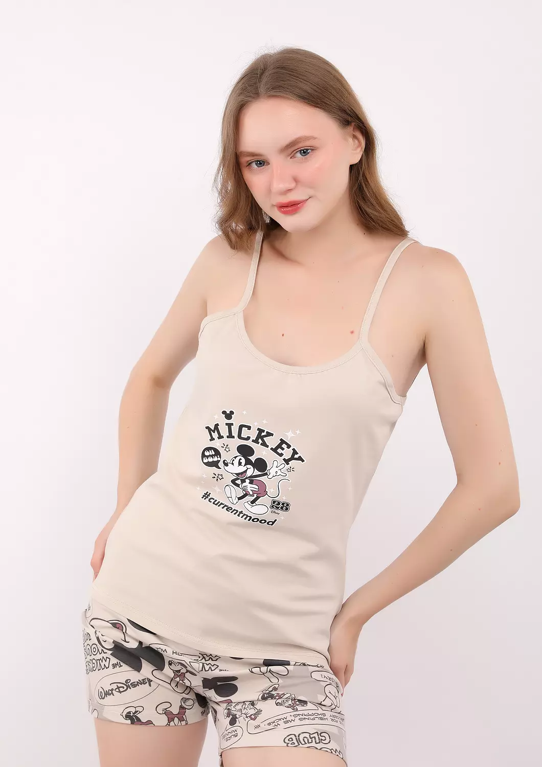 S228 Mickey Comic Short Pajama Set 2