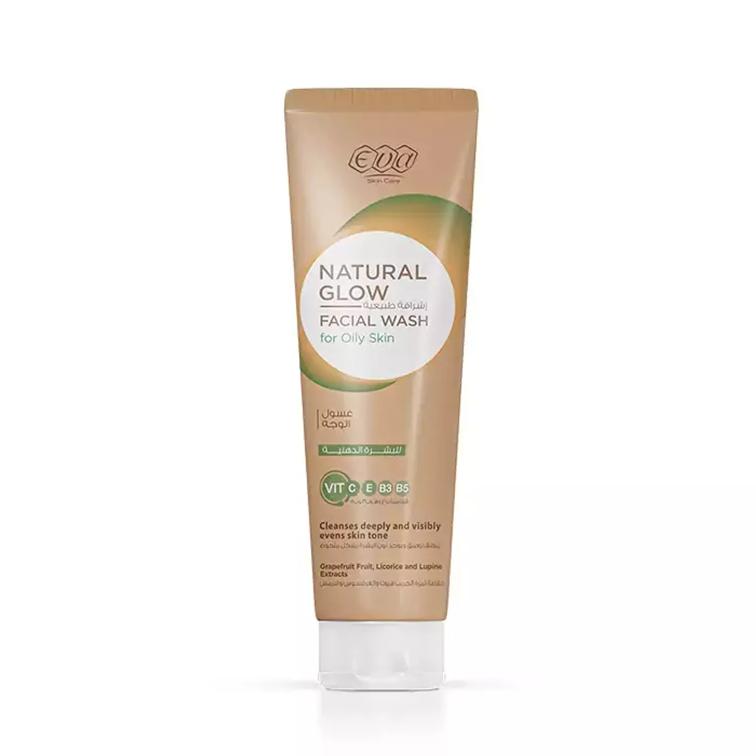 Eva Skin Care Natural Glow Facial Wash for Oily Skin - 100 ml image