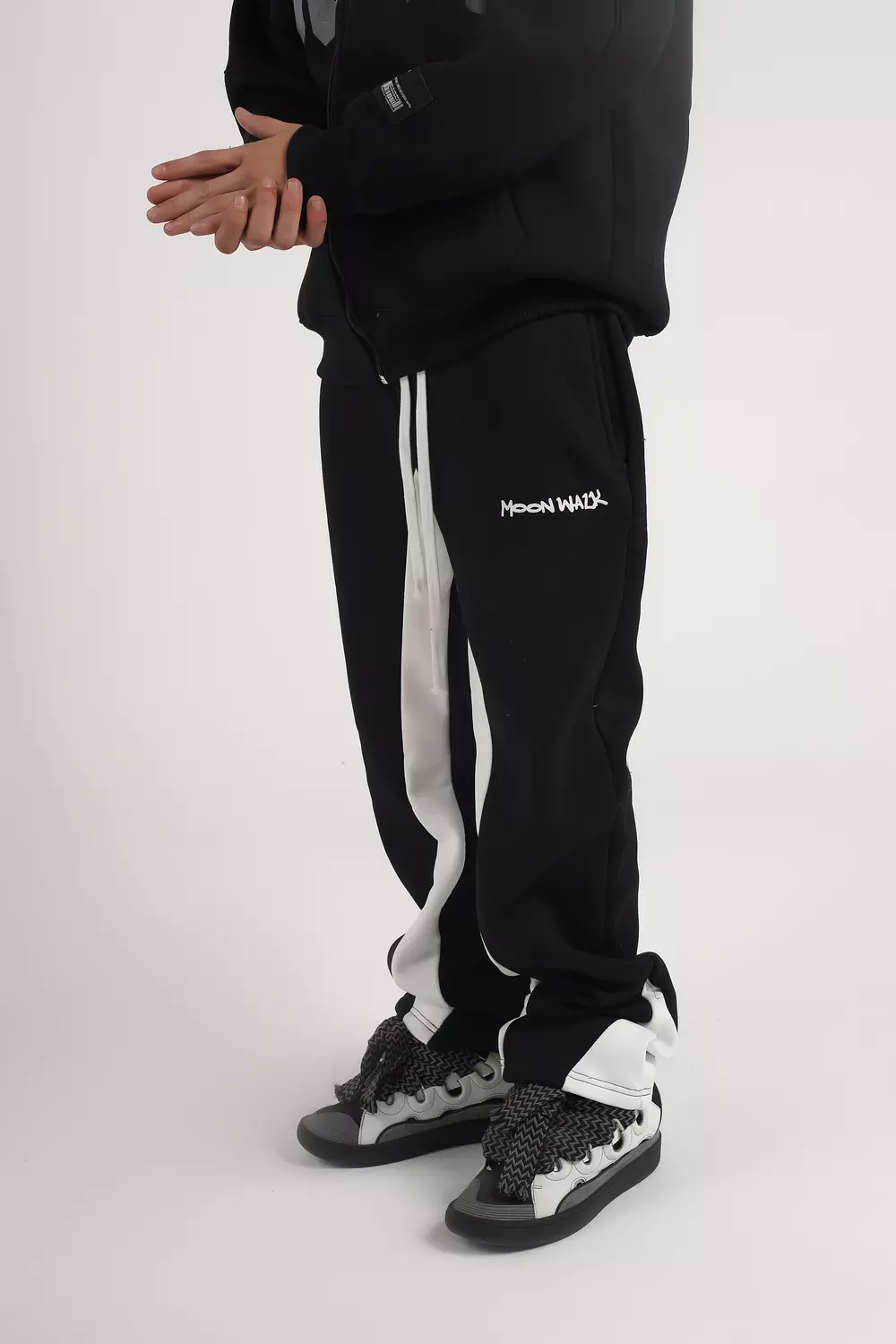 Black / White Sweatpants image