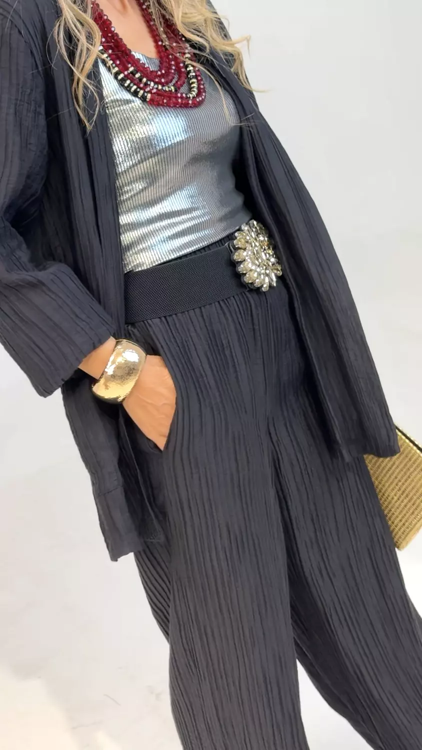Crinkled Kimono Set  ( 3187 / 274 - 8 ) 8