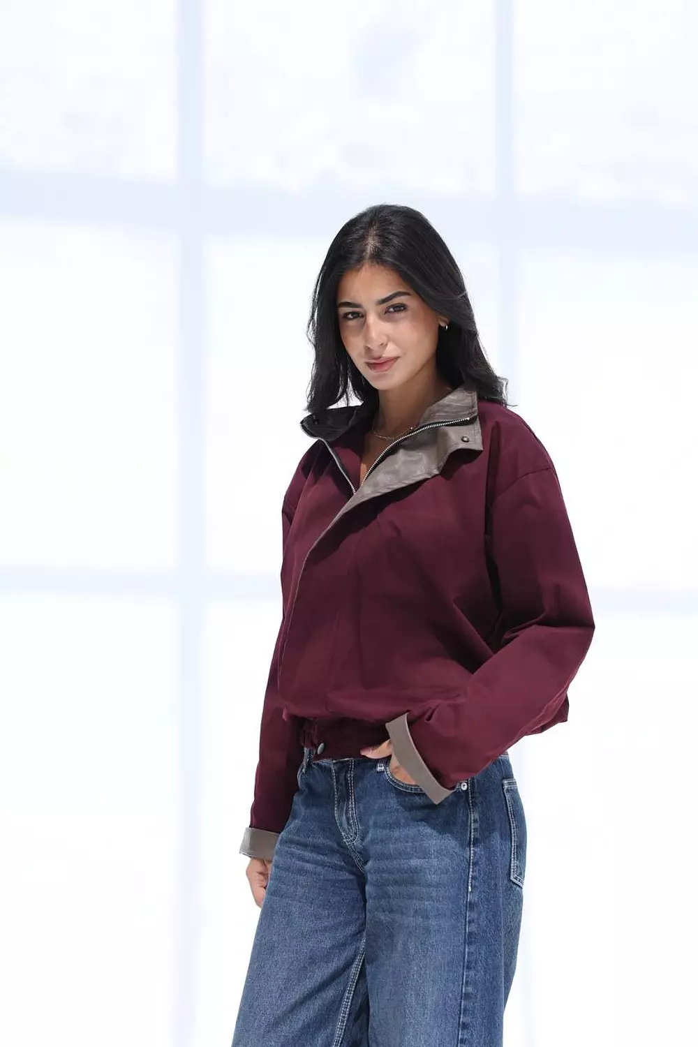 Mocha Lined Bomber  9