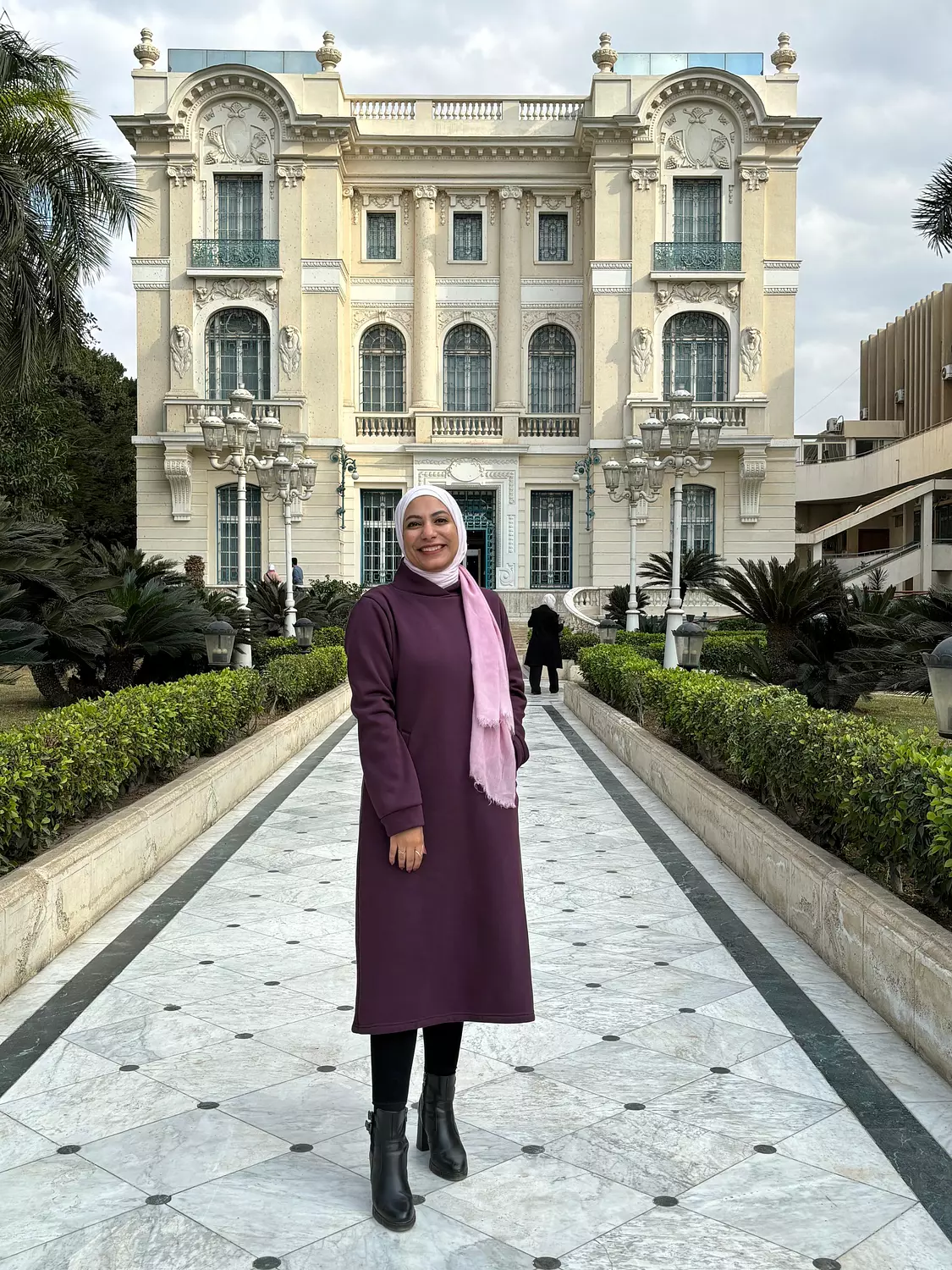 Puprle Melton Dress hover image