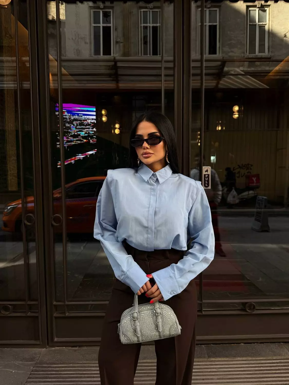 cotton long sleeve shirt  hover image