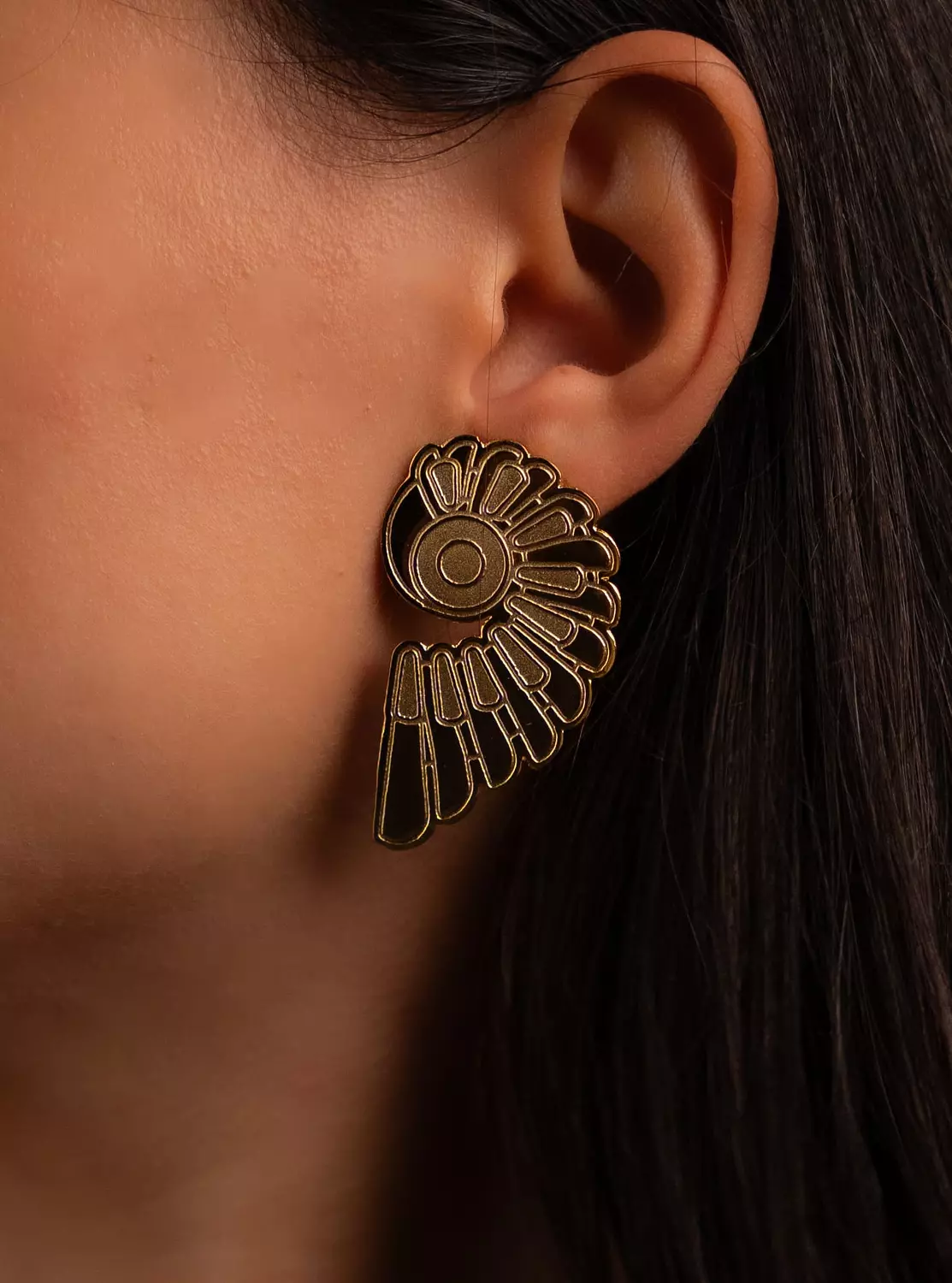 Feather Glow Earrings