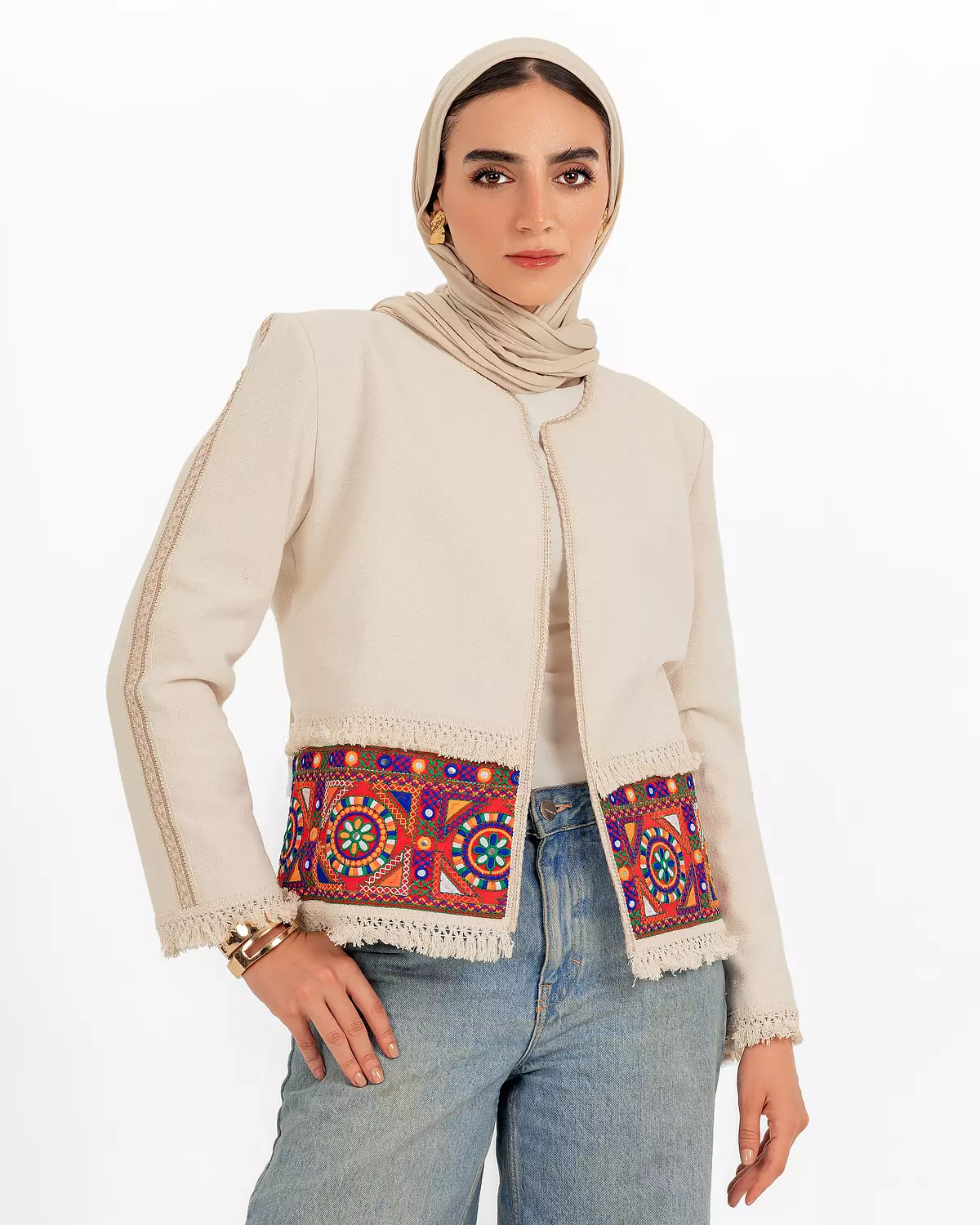 Tribal embroidered Jacket 1