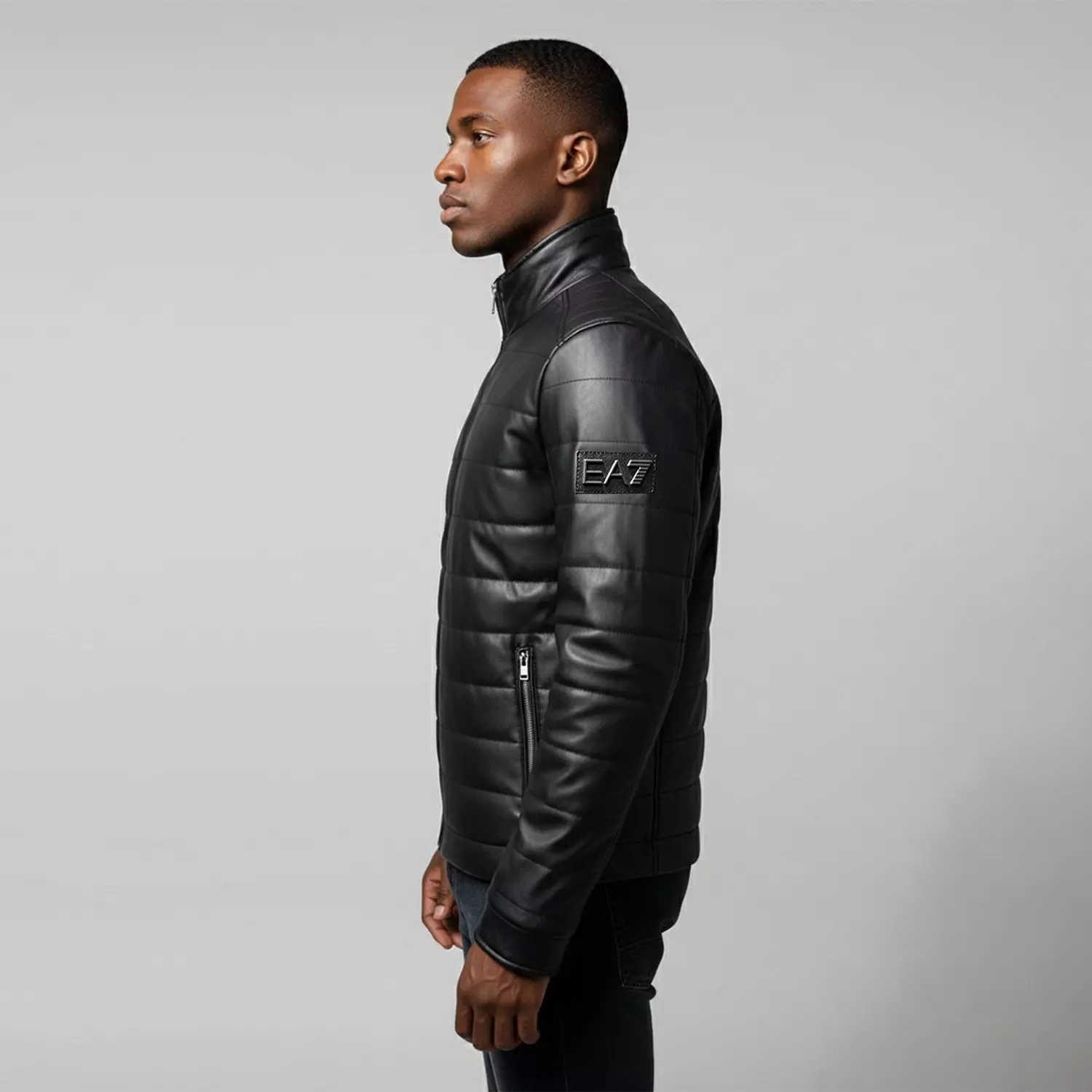 Jacket Leather Ea7 2