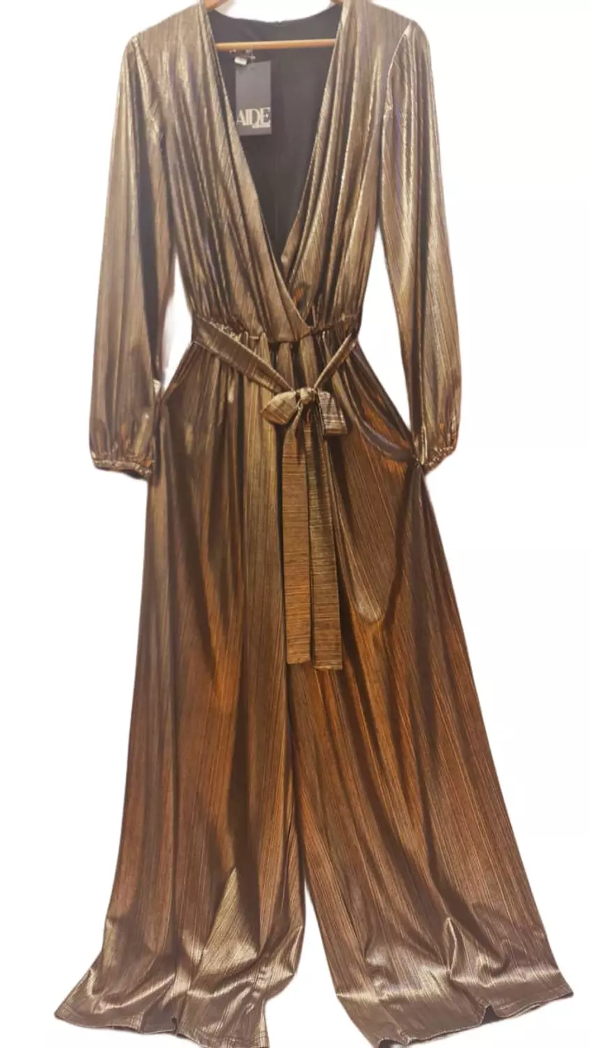 Metalic jumpsuit 3