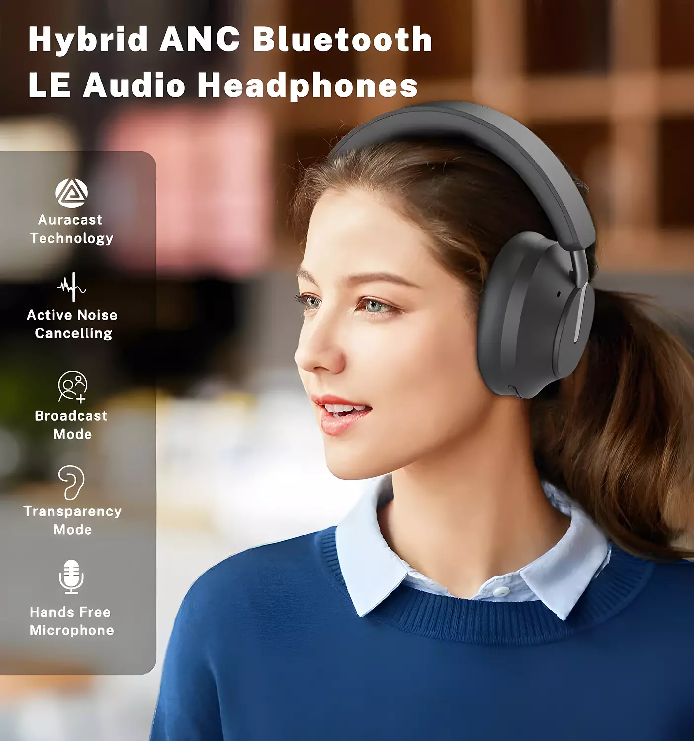 Oramio OR-29 Bluetooth Headphone with Pure Bass, High-Definition Microphone, and Voice Control 6