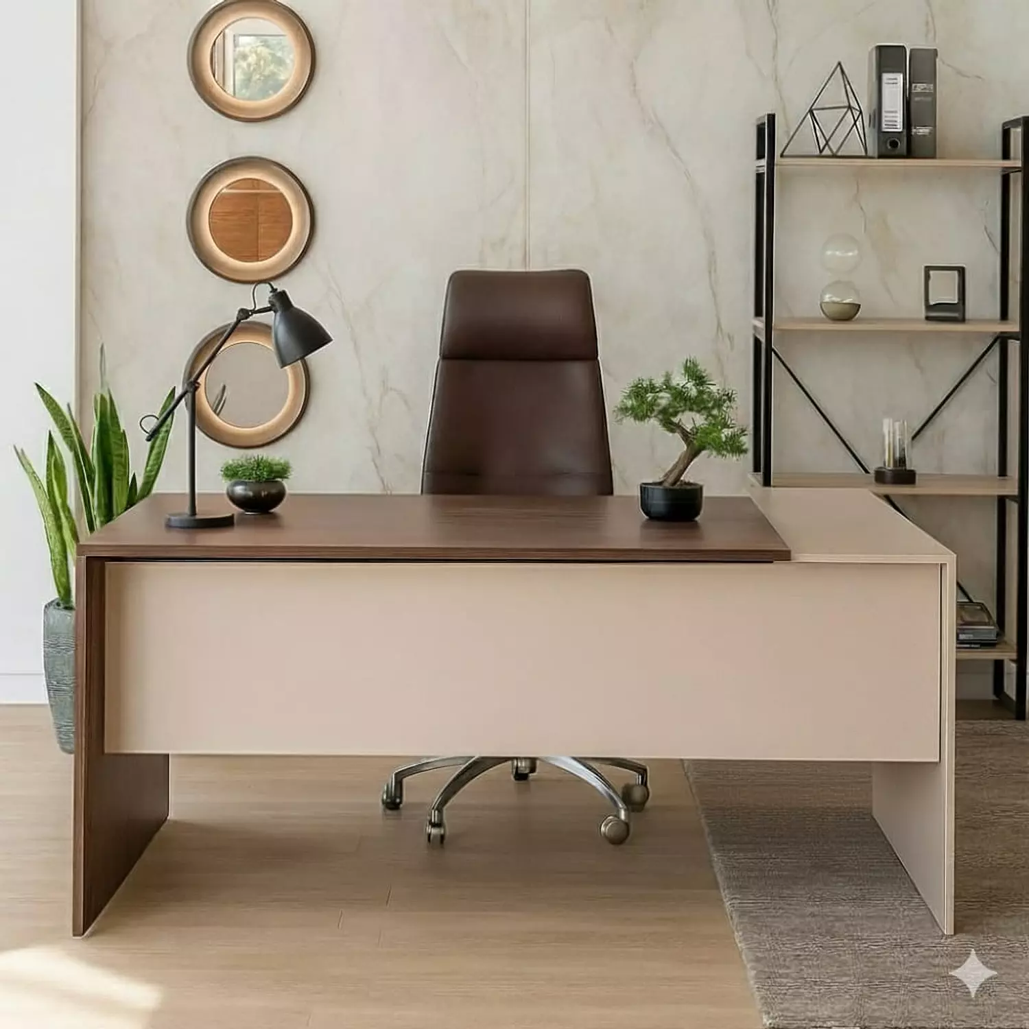 مكتب 160سم هاشم بني زيرو* كتان بوحده سايد شمال image