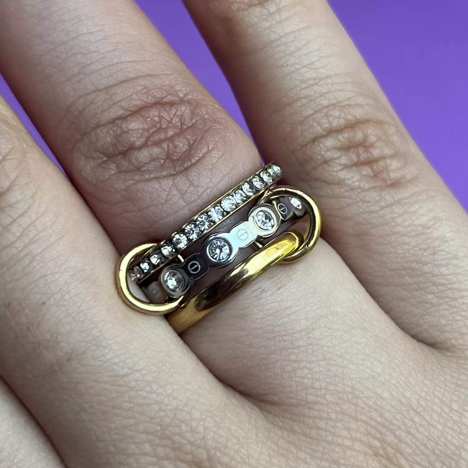 Bubble Stack Orbita ring  image