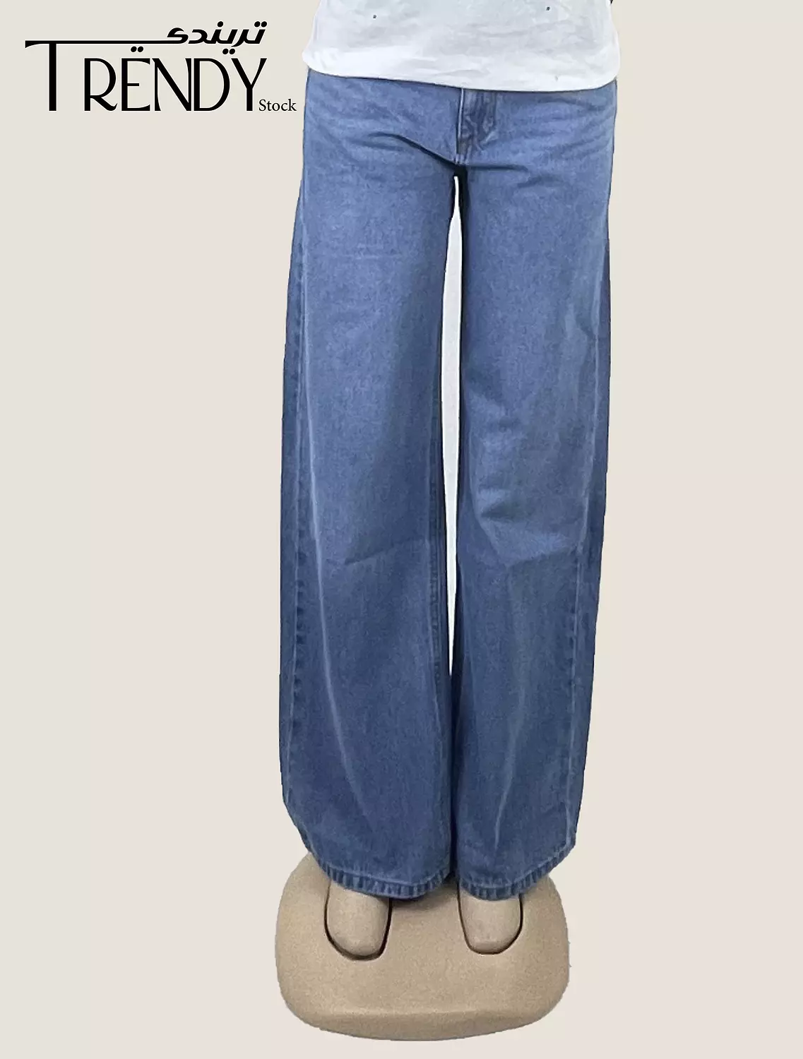 Wide leg Basic jeans 1