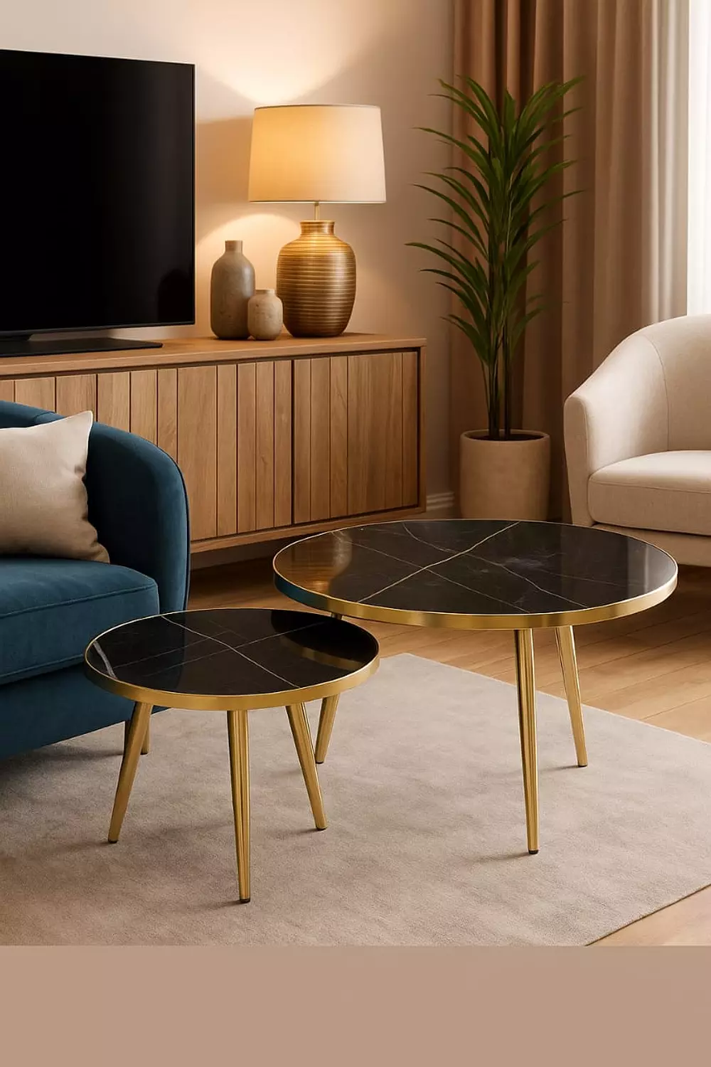 ترابيزة خشب × رجل ستانلس 40 سم image