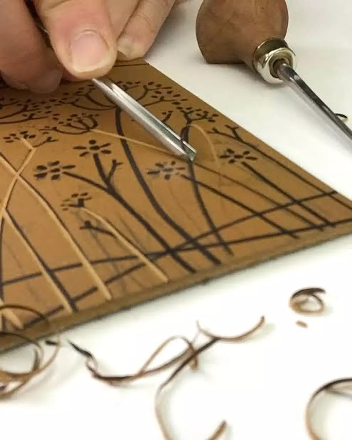 قطعة لينو للطباعة Lino Printable sheet image