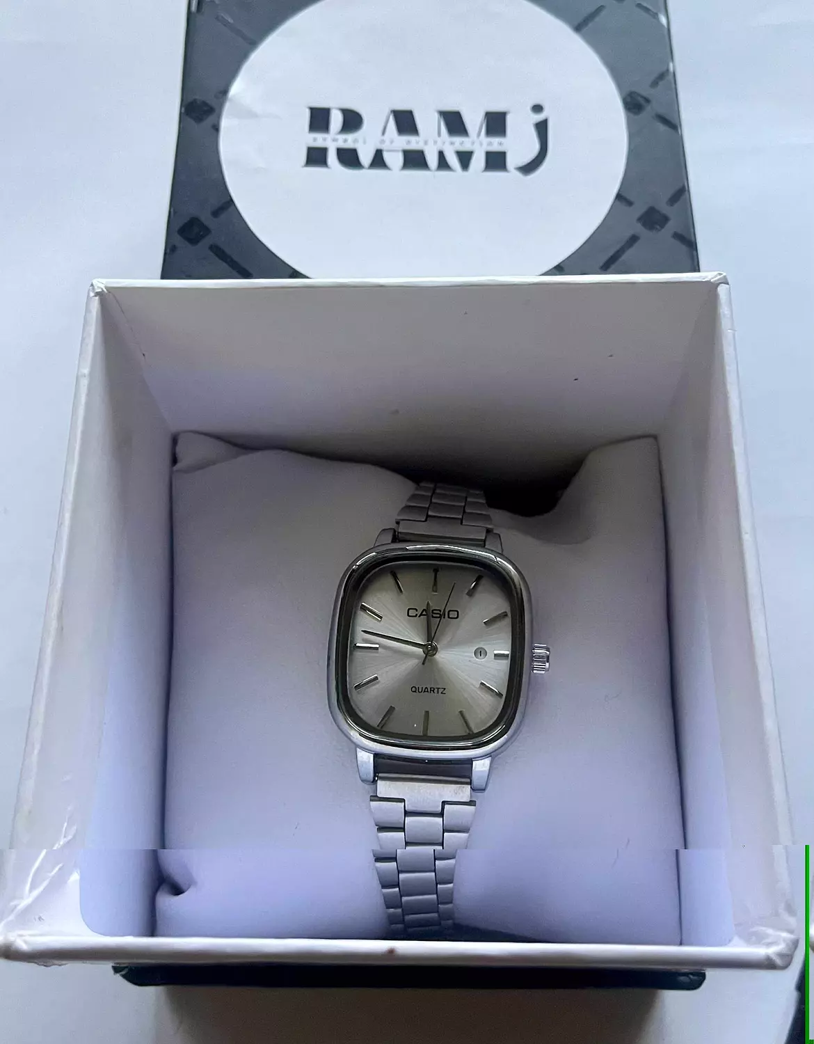 Female old money Casio Silver hover image